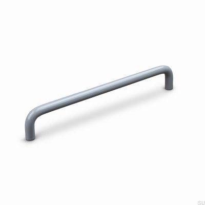 Barga 192 Metal Elongated Furniture Handle Silver Grey