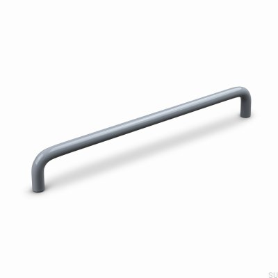 Barga 224 Metal Elongated Furniture Handle Silver Grey