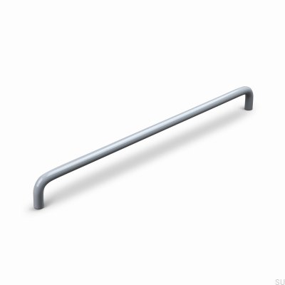 Barga 320 Metal Elongated Furniture Handle Silver Grey