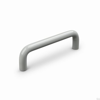 Barga 96 Metal Silk Grey Elongated Furniture Handle