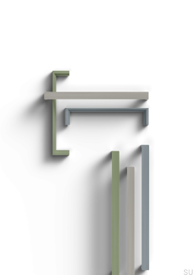 Sala 128 Metal Green Elongated Furniture Handle