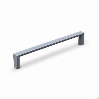 Sala 160 Metal Elongated Furniture Handle Silver Grey
