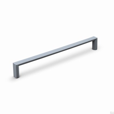 Sala 192 Metal Elongated Furniture Handle Silver Grey