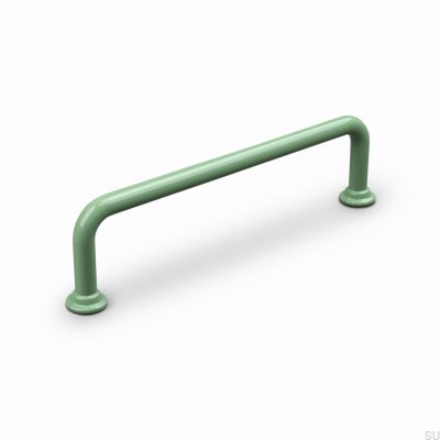 Venosa 128 Metal Green Elongated Furniture Handle