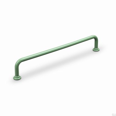 Venosa 192 Metal Green Elongated Furniture Handle