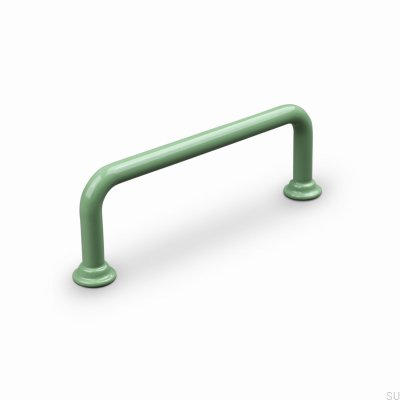 Venosa 96 Metal Green Elongated Furniture Handle