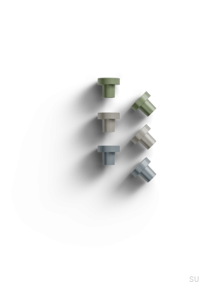 Agno 28 Metal Green Furniture Knob