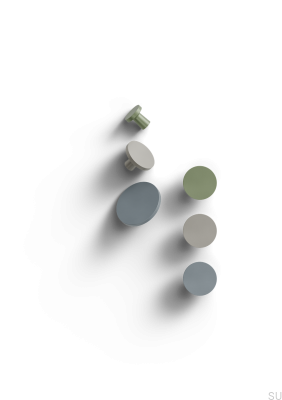 Garda 25 Metal Green Furniture Knob