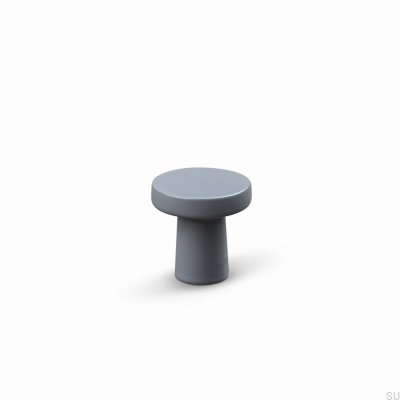 Garda 25 Metal Silver Grey Furniture Knob
