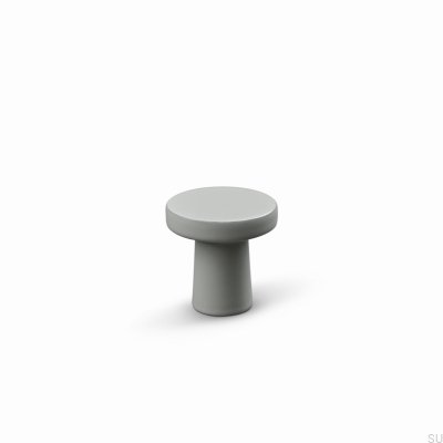 Garda 25 Metal Silk Grey Furniture Knob