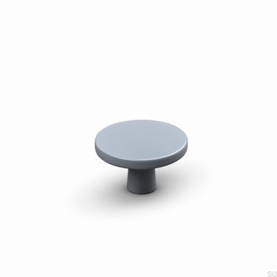 Garda 42 Metal Silver Grey Furniture Knob