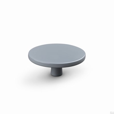 Garda 60 Furniture Knob Metal Silver Grey
