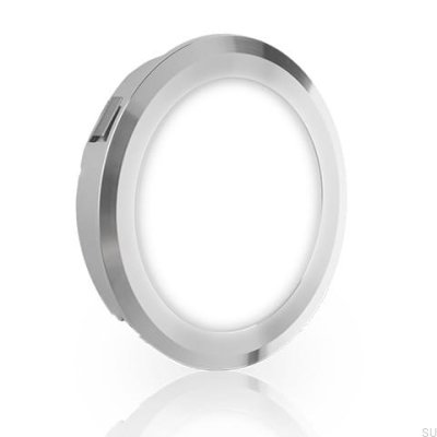 LED spotlight Stella Flat 3000K IP44 3W Silver