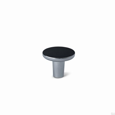 Cesano 30 furniture knob, metal, silver, polished chrome