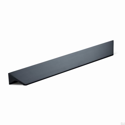 Caorle 256 Aluminum Matte Black Elongated Furniture Handle