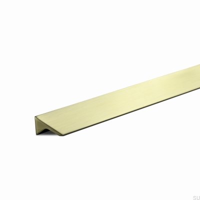 Caorle 384 Aluminum Brushed Gold Elongated Furniture Handle