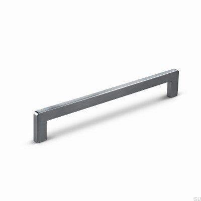 Benidorm 160 Aluminum Brushed Silver Elongated Furniture Handle