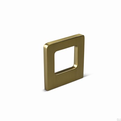 Benidorm 32 Brushed Gold Aluminum Furniture Knob