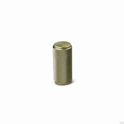 Rimini 16 Brushed Gold Aluminum Furniture Knob (High)