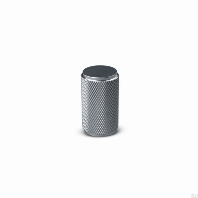 Rimini 20 Aluminum Silver Furniture Knob (High)