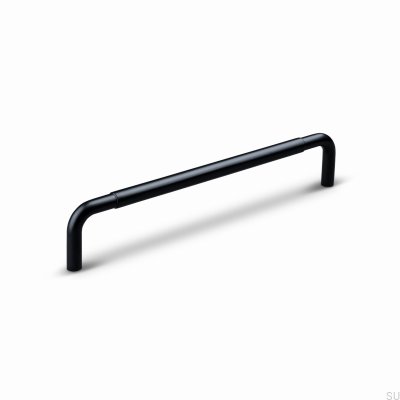 Siena 160 elongated furniture handle, aluminum, matt black