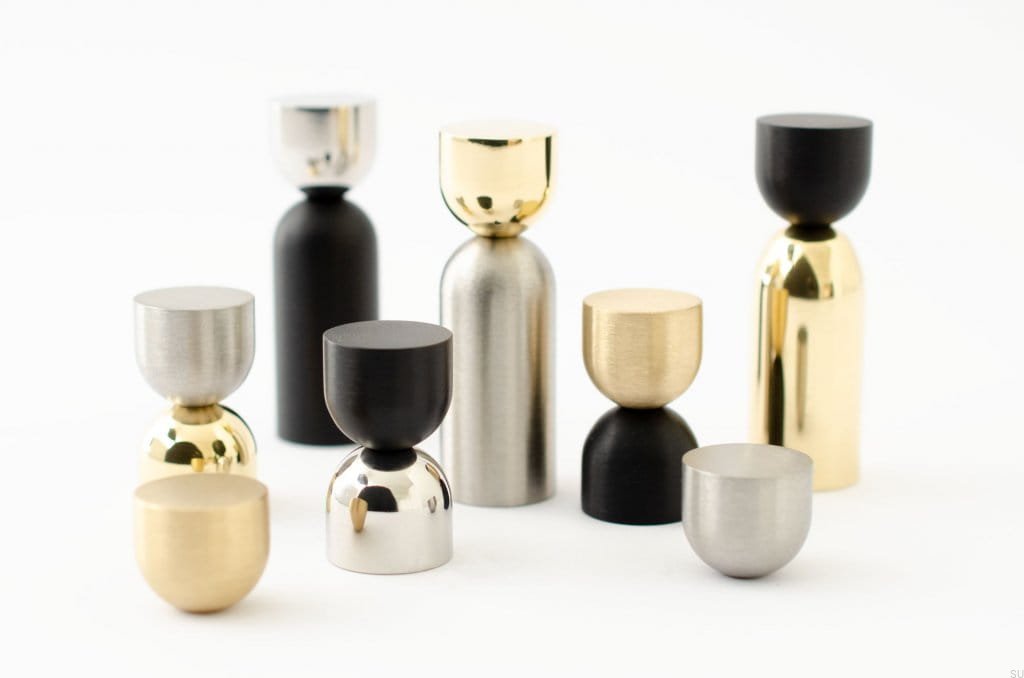 1832-gałka-meblowa-kokeshi-mix-stal-polerowana-aluminium-czarne-Skandynawskie-Uchwyty_2