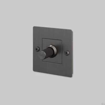 Dimmer with switch without logo LED Linear 1G 250W Brass Burnt Bronze European Standard
