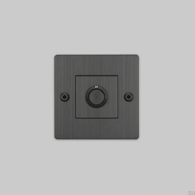 Dimmer with switch without logo LED Linear 1G 250W Brass Burnt Bronze European Standard
