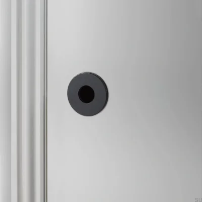 Round Swiss Sign 38 mm Steel Black Swiss Standard