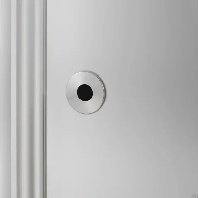 Round Swiss Sign 38 mm Steel Silver Standard Swiss