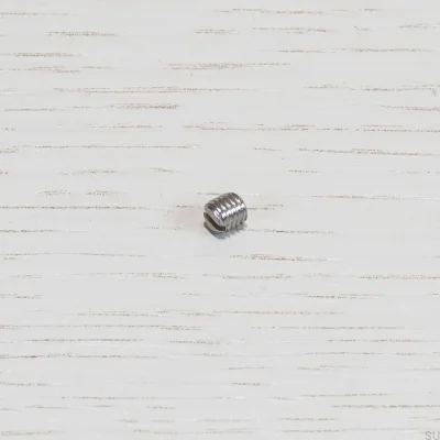 Grub door handle set screw