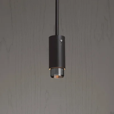 Exhaust Linear Steel Graphite with Silver Pendant Spot Lamp