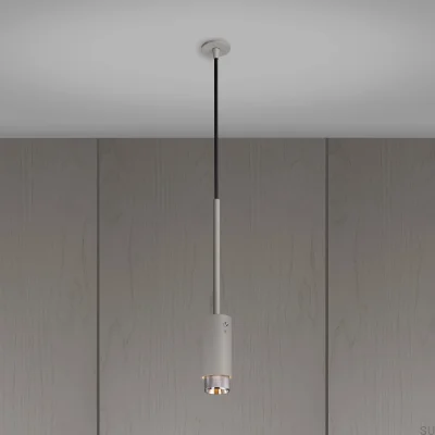 Exhaust Cross Steel Gray with Silver Pendant Spotlight