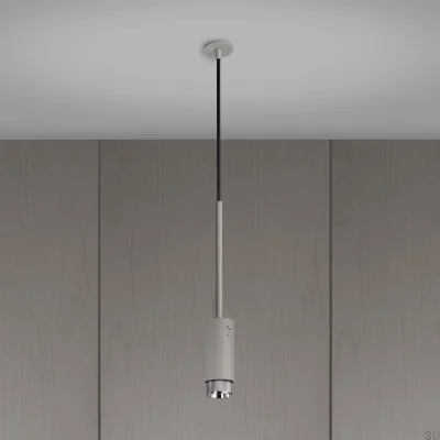 Exhaust Cross Steel Gray with Silver Pendant Spotlight