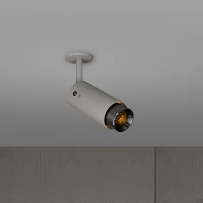 Exhaust Linear Adjustable Spotlight Steel Gray with Gun Metal