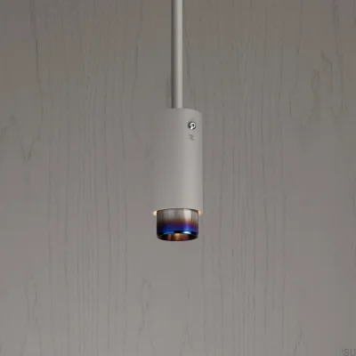 Exhaust Linear Steel Gray with Burnt Steel Spotlight Pendant Lamp