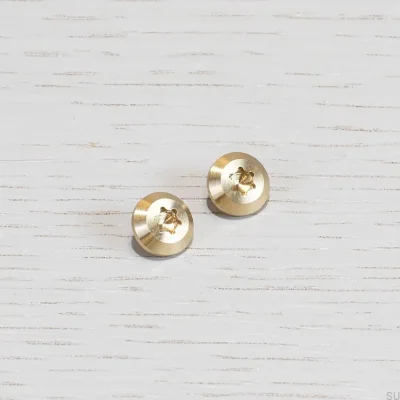 Linear Torx Brass Long Handle Screw Cap