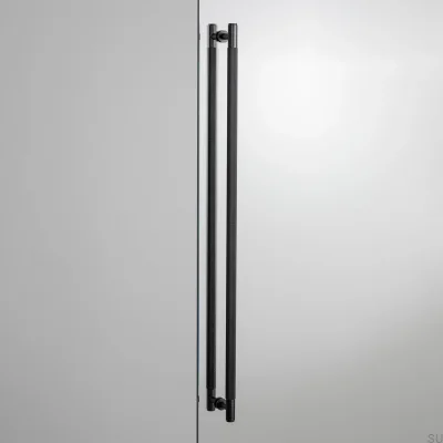 Closet Cross 724 Brass Burnt Bronze Double-Sided Elongated Furniture Handle