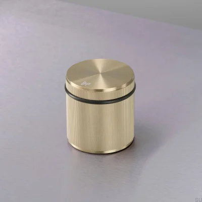 Linear Brass Freestanding Door Stopper