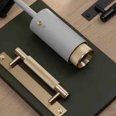 Exhaust Detail Cross Brass Lamp Decoration Kit