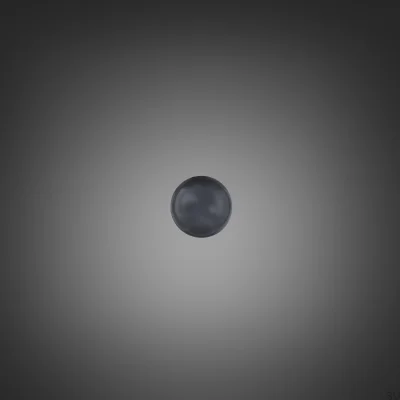 Blown Glass Globe Lampshade Medium Smoked