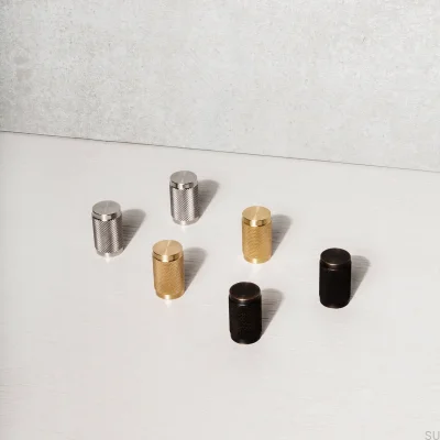 Cross 20 Brass Furniture Knob (Set of 2)