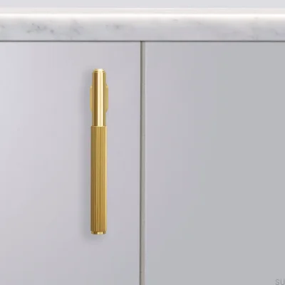 L-Bar Linear 125 Brass Furniture Handle