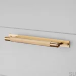 UPB-054578--Uchwyt-meblowy-podłużny-z-podkładką-Pull-Bar-Cross-Small-Mosiężny-Buster-+-Punch-Skandynawskie-Uchwyty_1