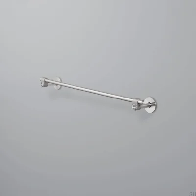 Cast 300 Steel Silver Towel Rack
