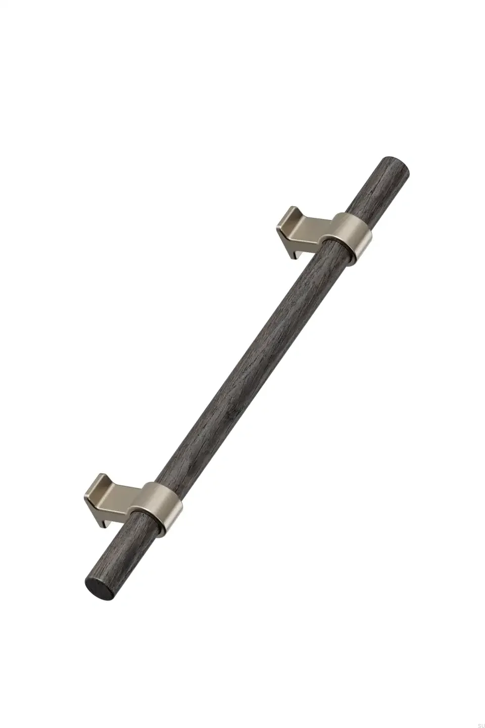 5570301088-056/32--Uchwyt-meblowy-podłużny-Bond-Wood-2x544-Drewniany-Dębowy-Czarny-ze-Złotym-Szczotkowanym-Furnipart-Skandynawskie-Uchwyty_1