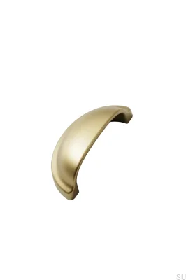 Baron 64 Metal Shell Furniture Handle Dark Brushed Gold