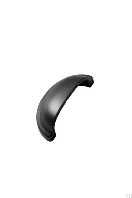 Baron 64 Metal Matte Black Shell Furniture Handle