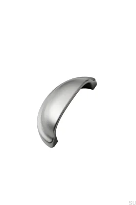 Baron 64 Metal Silver Shell Furniture Handle