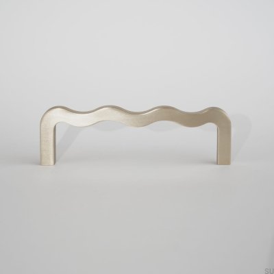 Long furniture handle Fala 08 128 Brushed Brass